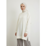 Kompak Penye Kumaş Tunik - Görsel 2